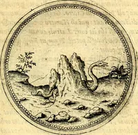 An illustration from Joachimi Camerarii Symbolorvm et emblematvm centvriæ tres. I. Ex herbis & stirpibus. II. Ex animalibus quadrupedibus. III. Ex volatilibus & insectis. Accessit noviter centvria IV. Ex aquatilibus & reptilibus. Cvm figvris æneis (1605)