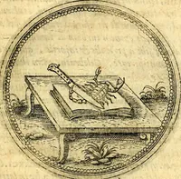 Picture 585 of 591 from Joachimi Camerarii Symbolorvm et emblematvm centvriæ tres. I. Ex herbis & stirpibus. II. Ex animalibus quadrupedibus. III. Ex volatilibus & insectis. Accessit noviter centvria IV. Ex aquatilibus & reptilibus. Cvm figvris æneis (1605), leaf 822