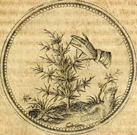 An illustration from Joachimi Camerarii Symbolorvm et emblematvm centvriæ tres. I. Ex herbis & stirpibus. II. Ex animalibus quadrupedibus. III. Ex volatilibus & insectis. Accessit noviter centvria IV. Ex aquatilibus & reptilibus. Cvm figvris æneis (1605)
