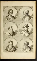 Picture 17 of 42 from Joachimi de Sandrart ... Academia nobilissimæ artis pictoriæ. : Sive Dē veris & genuinis hujusdem proprietatibus, theorematibus, secretis atque requisitis aliis ... instructio fundamentalis ... : Unà cum artificum tam Ægyptiorum, Græcorum & Romanorum; quàm Italorum, Gallorum, Anglorum, Germanorum, Belgarum, aliorumq[ue] ... vitis atque encomiis ... eorundemque, plusquàm ducentis iconibus ... ære expressis, erecta atq[ue] publicata (1683), leaf 183