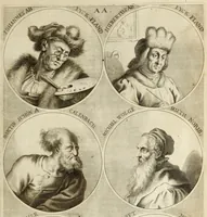 Picture 22 of 42 from Joachimi de Sandrart ... Academia nobilissimæ artis pictoriæ. : Sive Dē veris & genuinis hujusdem proprietatibus, theorematibus, secretis atque requisitis aliis ... instructio fundamentalis ... : Unà cum artificum tam Ægyptiorum, Græcorum & Romanorum; quàm Italorum, Gallorum, Anglorum, Germanorum, Belgarum, aliorumq[ue] ... vitis atque encomiis ... eorundemque, plusquàm ducentis iconibus ... ære expressis, erecta atq[ue] publicata (1683), leaf 281