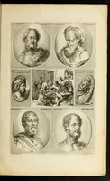 Picture 6 of 42 from Joachimi de Sandrart ... Academia nobilissimæ artis pictoriæ. : Sive Dē veris & genuinis hujusdem proprietatibus, theorematibus, secretis atque requisitis aliis ... instructio fundamentalis ... : Unà cum artificum tam Ægyptiorum, Græcorum & Romanorum; quàm Italorum, Gallorum, Anglorum, Germanorum, Belgarum, aliorumq[ue] ... vitis atque encomiis ... eorundemque, plusquàm ducentis iconibus ... ære expressis, erecta atq[ue] publicata (1683), leaf 79