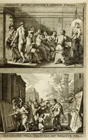Picture 7 of 42 from Joachimi de Sandrart ... Academia nobilissimæ artis pictoriæ. : Sive Dē veris & genuinis hujusdem proprietatibus, theorematibus, secretis atque requisitis aliis ... instructio fundamentalis ... : Unà cum artificum tam Ægyptiorum, Græcorum & Romanorum; quàm Italorum, Gallorum, Anglorum, Germanorum, Belgarum, aliorumq[ue] ... vitis atque encomiis ... eorundemque, plusquàm ducentis iconibus ... ære expressis, erecta atq[ue] publicata (1683), leaf 87