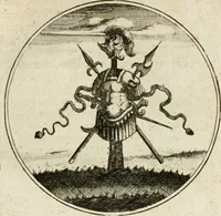 An illustration from Joannes de Boria Moralische Sinn-Bilder (1698)