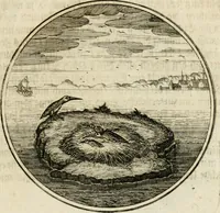 An illustration from Joannes de Boria Moralische Sinn-Bilder (1698)