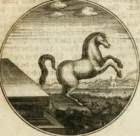 An illustration from Joannes de Boria Moralische Sinn-Bilder (1698)