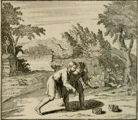 An illustration from Joannes Michaelis von der Ketten ... Apelles symbolicus (1699)