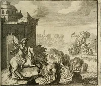 An illustration from Joannes Michaelis von der Ketten ... Apelles symbolicus (1699)