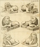 An illustration from Joannis Ciampini Romani, magistri brevium gratiae ... Opera, in tres tomos distributa : acesserunt eiusdem Ciampini opuscula quaedam selectiora : item appendix, seu notae, in quibus nonnulla post eius obitum innovata recensentur : ac demum auctoris vita, nunc primùm ipsius operibus addita (1747)