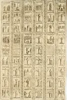 An illustration from Joannis Ciampini Romani, magistri brevium gratiae ... Opera, in tres tomos distributa : acesserunt eiusdem Ciampini opuscula quaedam selectiora : item appendix, seu notae, in quibus nonnulla post eius obitum innovata recensentur : ac demum auctoris vita, nunc primùm ipsius operibus addita (1747)