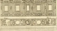 An illustration from Joannis Ciampini Romani, magistri brevium gratiae ... Opera, in tres tomos distributa : acesserunt eiusdem Ciampini opuscula quaedam selectiora : item appendix, seu notae, in quibus nonnulla post eius obitum innovata recensentur : ac demum auctoris vita, nunc primùm ipsius operibus addita (1747)