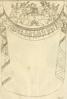An illustration from Joannis Ciampini Romani, magistri brevium gratiae ... Opera, in tres tomos distributa : acesserunt eiusdem Ciampini opuscula quaedam selectiora : item appendix, seu notae, in quibus nonnulla post eius obitum innovata recensentur : ac demum auctoris vita, nunc primùm ipsius operibus addita (1747)