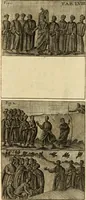 An illustration from Joannis Ciampini Romani, magistri brevium gratiae ... Opera, in tres tomos distributa : acesserunt eiusdem Ciampini opuscula quaedam selectiora : item appendix, seu notae, in quibus nonnulla post eius obitum innovata recensentur : ac demum auctoris vita, nunc primùm ipsius operibus addita (1747)
