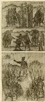 An illustration from Joannis Ciampini Romani, magistri brevium gratiae ... Opera, in tres tomos distributa : acesserunt eiusdem Ciampini opuscula quaedam selectiora : item appendix, seu notae, in quibus nonnulla post eius obitum innovata recensentur : ac demum auctoris vita, nunc primùm ipsius operibus addita (1747)