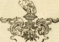 An illustration from Joannis Ciampini Romani, magistri brevium gratiae ... Opera, in tres tomos distributa : acesserunt eiusdem Ciampini opuscula quaedam selectiora : item appendix, seu notae, in quibus nonnulla post eius obitum innovata recensentur : ac demum auctoris vita, nunc primùm ipsius operibus addita (1747)