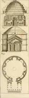 An illustration from Joannis Ciampini Romani, magistri brevium gratiae ... Opera, in tres tomos distributa : acesserunt eiusdem Ciampini opuscula quaedam selectiora : item appendix, seu notae, in quibus nonnulla post eius obitum innovata recensentur : ac demum auctoris vita, nunc primùm ipsius operibus addita (1747)