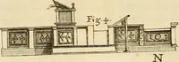 An illustration from Joannis Ciampini Romani, magistri brevium gratiae ... Opera, in tres tomos distributa : acesserunt eiusdem Ciampini opuscula quaedam selectiora : item appendix, seu notae, in quibus nonnulla post eius obitum innovata recensentur : ac demum auctoris vita, nunc primùm ipsius operibus addita (1747)