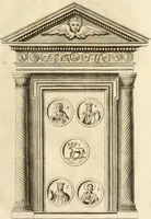 An illustration from Joannis Ciampini Romani, magistri brevium gratiae ... Opera, in tres tomos distributa : acesserunt eiusdem Ciampini opuscula quaedam selectiora : item appendix, seu notae, in quibus nonnulla post eius obitum innovata recensentur : ac demum auctoris vita, nunc primùm ipsius operibus addita (1747)
