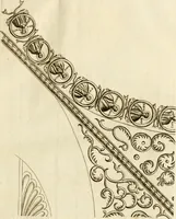 An illustration from Joannis Ciampini Romani, magistri brevium gratiae ... Opera, in tres tomos distributa : acesserunt eiusdem Ciampini opuscula quaedam selectiora : item appendix, seu notae, in quibus nonnulla post eius obitum innovata recensentur : ac demum auctoris vita, nunc primùm ipsius operibus addita (1747)