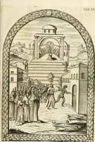 An illustration from Joannis Ciampini Romani, magistri brevium gratiae ... Opera, in tres tomos distributa : acesserunt eiusdem Ciampini opuscula quaedam selectiora : item appendix, seu notae, in quibus nonnulla post eius obitum innovata recensentur : ac demum auctoris vita, nunc primùm ipsius operibus addita (1747)