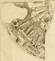 An illustration from Joannis Ciampini Romani, magistri brevium gratiae ... Opera, in tres tomos distributa : acesserunt eiusdem Ciampini opuscula quaedam selectiora : item appendix, seu notae, in quibus nonnulla post eius obitum innovata recensentur : ac demum auctoris vita, nunc primùm ipsius operibus addita (1747)