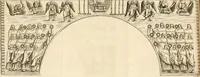 An illustration from Joannis Ciampini Romani, magistri brevium gratiae ... Opera, in tres tomos distributa : acesserunt eiusdem Ciampini opuscula quaedam selectiora : item appendix, seu notae, in quibus nonnulla post eius obitum innovata recensentur : ac demum auctoris vita, nunc primùm ipsius operibus addita (1747)