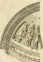 An illustration from Joannis Ciampini Romani, magistri brevium gratiae ... Opera, in tres tomos distributa : acesserunt eiusdem Ciampini opuscula quaedam selectiora : item appendix, seu notae, in quibus nonnulla post eius obitum innovata recensentur : ac demum auctoris vita, nunc primùm ipsius operibus addita (1747)