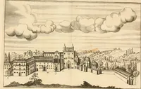 An illustration from Joannis Ciampini Romani, magistri brevium gratiae ... Opera, in tres tomos distributa : acesserunt eiusdem Ciampini opuscula quaedam selectiora : item appendix, seu notae, in quibus nonnulla post eius obitum innovata recensentur : ac demum auctoris vita, nunc primùm ipsius operibus addita (1747)