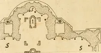 An illustration from Joannis Ciampini Romani, magistri brevium gratiae ... Opera, in tres tomos distributa : acesserunt eiusdem Ciampini opuscula quaedam selectiora : item appendix, seu notae, in quibus nonnulla post eius obitum innovata recensentur : ac demum auctoris vita, nunc primùm ipsius operibus addita (1747)