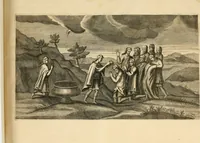 An illustration from Joannis Ciampini Romani, magistri brevium gratiae ... Opera, in tres tomos distributa : acesserunt eiusdem Ciampini opuscula quaedam selectiora : item appendix, seu notae, in quibus nonnulla post eius obitum innovata recensentur : ac demum auctoris vita, nunc primùm ipsius operibus addita (1747)