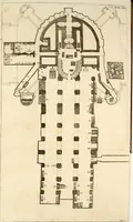 An illustration from Joannis Ciampini Romani, magistri brevium gratiae ... Opera, in tres tomos distributa : acesserunt eiusdem Ciampini opuscula quaedam selectiora : item appendix, seu notae, in quibus nonnulla post eius obitum innovata recensentur : ac demum auctoris vita, nunc primùm ipsius operibus addita (1747)