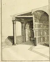 An illustration from Joannis Ciampini Romani, magistri brevium gratiae ... Opera, in tres tomos distributa : acesserunt eiusdem Ciampini opuscula quaedam selectiora : item appendix, seu notae, in quibus nonnulla post eius obitum innovata recensentur : ac demum auctoris vita, nunc primùm ipsius operibus addita (1747)