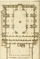 An illustration from Joannis Ciampini Romani, magistri brevium gratiae ... Opera, in tres tomos distributa : acesserunt eiusdem Ciampini opuscula quaedam selectiora : item appendix, seu notae, in quibus nonnulla post eius obitum innovata recensentur : ac demum auctoris vita, nunc primùm ipsius operibus addita (1747)