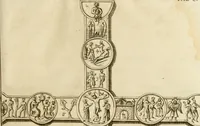 An illustration from Joannis Ciampini Romani, magistri brevium gratiae ... Opera, in tres tomos distributa : acesserunt eiusdem Ciampini opuscula quaedam selectiora : item appendix, seu notae, in quibus nonnulla post eius obitum innovata recensentur : ac demum auctoris vita, nunc primùm ipsius operibus addita (1747)