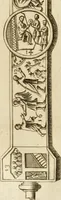 An illustration from Joannis Ciampini Romani, magistri brevium gratiae ... Opera, in tres tomos distributa : acesserunt eiusdem Ciampini opuscula quaedam selectiora : item appendix, seu notae, in quibus nonnulla post eius obitum innovata recensentur : ac demum auctoris vita, nunc primùm ipsius operibus addita (1747)