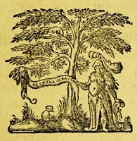 An illustration from Joannis de Laet Antwerpiani Notæ ad dissertationem Hugonis Grotii De origine gentium Americanarum : et observationes aliquot ad meliorem indaginem difficillimæ illius quæqstionis (1643)