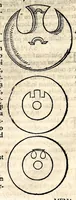 Picture 26 of 37 from Joannis Pierii Valeriani Bellunensis Hieroglyphica, sive, De sacris Aegyptiorum aliarumque gentium literis, commentariorum libri LVIII, duobus aliis ab eruditissimo viro annexis. Accesserunt loco auctarii, Hieroglyphicorum collectanea, ex veteribus & recentioribus auctoribus descripta, & in sex libros ordine alphabetico digesta; item Horapollinis Hieroglyphicorum libri duo ex postrema Davidis Hoeschelii correctione. Praeterea ejusdem Pierii Declamatiuncula pro barbis sacerdotum; De infelicitate literatorum libri duo; denique Antiquitatum Bellunensium sermones quatuor (1678), leaf 605