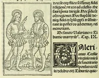 An illustration from Jocobi Gualle jureconsulti Papie sanctuarium (1505)