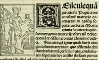 An illustration from Jocobi Gualle jureconsulti Papie sanctuarium (1505)