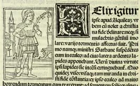 An illustration from Jocobi Gualle jureconsulti Papie sanctuarium (1505)