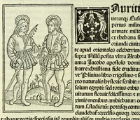 An illustration from Jocobi Gualle jureconsulti Papie sanctuarium (1505)