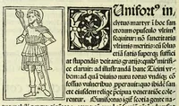 An illustration from Jocobi Gualle jureconsulti Papie sanctuarium (1505)