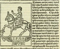 An illustration from Jocobi Gualle jureconsulti Papie sanctuarium (1505)
