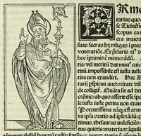An illustration from Jocobi Gualle jureconsulti Papie sanctuarium (1505)