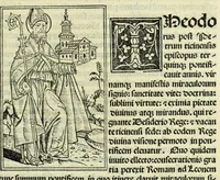An illustration from Jocobi Gualle jureconsulti Papie sanctuarium (1505)