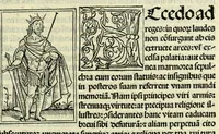 An illustration from Jocobi Gualle jureconsulti Papie sanctuarium (1505)