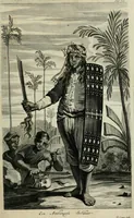 Picture 67 of 91 from Johan Nieuhofs Gedenkweerdige Brasiliaense zee- en lant- reize. : Behelzende al het geen op dezelve is voorgevallen. Beneffens een bondige beschrijving van gantsche Neerlants Brasil, zoo van lantschappen, steden, dieren, gewassen, als draghten, zeden en godsdienst der inwoonders: en ��inzonderheit ein wijtloopig verhael der merkwaardigste voorvallen en geschiedenissen, die zich, geduurende zijn negenjarigh verblijf in Brasil, in d'oorlogen en opstant der Portugesen tegen d'onzen, zich sedert het jaer 1640. tot 1649. hebben toegedragen. Door gaens verçiert met verscheide afbeeldingen, na't leven aldaer getekent (1682), leaf 536