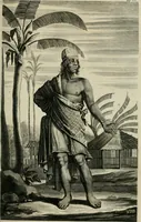 An illustration from Johan Nieuhofs Gedenkweerdige Brasiliaense zee- en lant- reize. : Behelzende al het geen op dezelve is voorgevallen. Beneffens een bondige beschrijving van gantsche Neerlants Brasil, zoo van lantschappen, steden, dieren, gewassen, als draghten, zeden en godsdienst der inwoonders: en ��inzonderheit ein wijtloopig verhael der merkwaardigste voorvallen en geschiedenissen, die zich, geduurende zijn negenjarigh verblijf in Brasil, in d'oorlogen en opstant der Portugesen tegen d'onzen, zich sedert het jaer 1640. tot 1649. hebben toegedragen. Door gaens verçiert met verscheide afbeeldingen, na't leven aldaer getekent (1682)