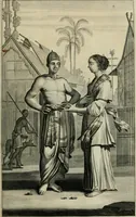 An illustration from Johan Nieuhofs Gedenkweerdige Brasiliaense zee- en lant- reize. : Behelzende al het geen op dezelve is voorgevallen. Beneffens een bondige beschrijving van gantsche Neerlants Brasil, zoo van lantschappen, steden, dieren, gewassen, als draghten, zeden en godsdienst der inwoonders: en ��inzonderheit ein wijtloopig verhael der merkwaardigste voorvallen en geschiedenissen, die zich, geduurende zijn negenjarigh verblijf in Brasil, in d'oorlogen en opstant der Portugesen tegen d'onzen, zich sedert het jaer 1640. tot 1649. hebben toegedragen. Door gaens verçiert met verscheide afbeeldingen, na't leven aldaer getekent (1682)