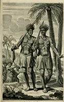 An illustration from Johan Nieuhofs Gedenkweerdige Brasiliaense zee- en lant- reize. : Behelzende al het geen op dezelve is voorgevallen. Beneffens een bondige beschrijving van gantsche Neerlants Brasil, zoo van lantschappen, steden, dieren, gewassen, als draghten, zeden en godsdienst der inwoonders: en ��inzonderheit ein wijtloopig verhael der merkwaardigste voorvallen en geschiedenissen, die zich, geduurende zijn negenjarigh verblijf in Brasil, in d'oorlogen en opstant der Portugesen tegen d'onzen, zich sedert het jaer 1640. tot 1649. hebben toegedragen. Door gaens verçiert met verscheide afbeeldingen, na't leven aldaer getekent (1682)